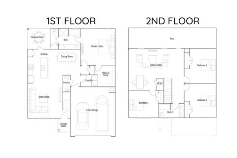 Townhouse floor plan «227SQM», 4 bedrooms in WATER'S EDGE