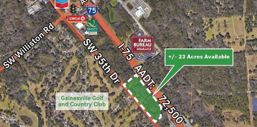 Land in Gainesville, Florida № 1651199