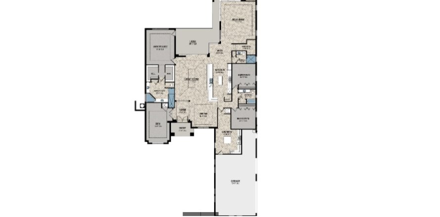 Дом в Hampton Lakes by Medallion Home в Сарасота, Флорида 3 комнаты, 364м2 № 572145