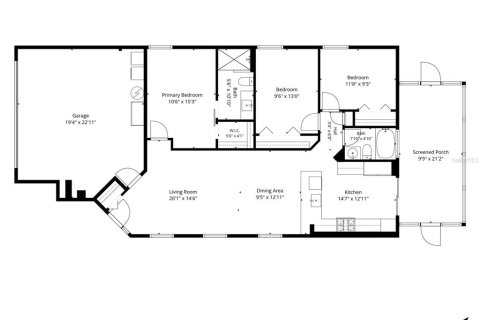 Casa en venta en Palmetto, Florida, 3 dormitorios, 116.69 m2 № 2225435 - foto 6