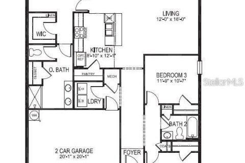 Casa en alquiler en Davenport, Florida, 3 dormitorios, 160.26 m2 № 2283542 - foto 2