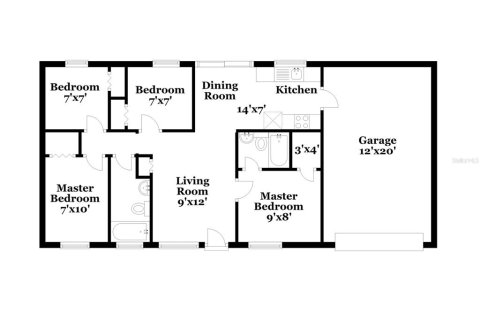 Снять в аренду виллу или дом в Сент-Питерсберг, Флорида 5 комнат, 103.86м2, № 1853858 - фото 2