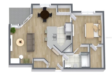 Condo in Orlando, Florida, 1 bedroom  № 1820996 - photo 16