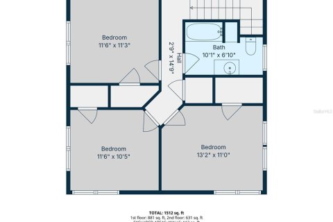 House in Tampa, Florida 4 bedrooms, 149.76 sq.m. № 2214992 - photo 6