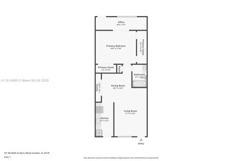 Condominio en venta en Miami Gardens, Florida, 1 dormitorio, 66.43 m2 № 1766364 - foto 23