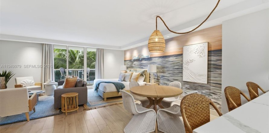 Студия в кондо в Майами-Бич, Флорида № 2007107