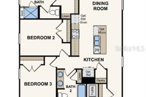 Купить виллу или дом в Палм-Кост, Флорида 3 комнаты, 128.95м2, № 2354435 - фото 2