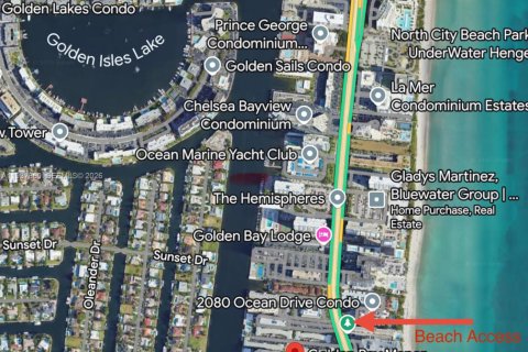 Condo in Hallandale Beach, Florida, 1 bedroom № 2059702 - photo 9