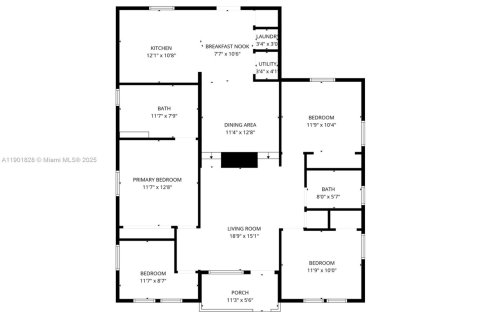 House in Miami, Florida 4 bedrooms, 136.94 sq.m. № 1953255 - photo 29