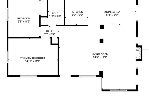 House in New Smyrna Beach, Florida 2 bedrooms, 110.37 sq.m. № 1886261 - photo 20