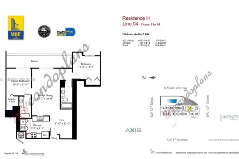 Condominio en venta en Miami, Florida, 2 dormitorios, 95.04 m2 № 2252237 - foto 6
