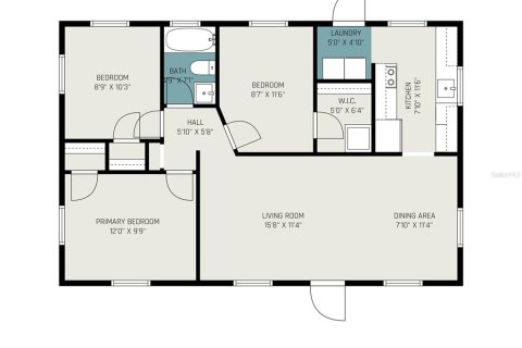 House in North Fort Myers, Florida 3 bedrooms, 84.73 sq.m. № 1773082 - photo 29