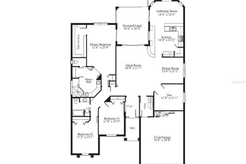 House in Leesburg, Florida 3 bedrooms, 212.47 sq.m. № 1902701 - photo 5