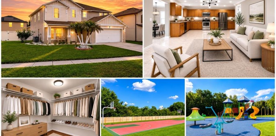 House in Kissimmee, Florida 5 bedrooms, 335.28 sq.m. № 2211180