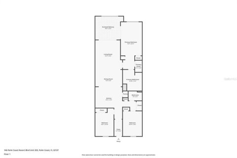 Condo in Palm Coast, Florida, 3 bedrooms № 2208752 - photo 6