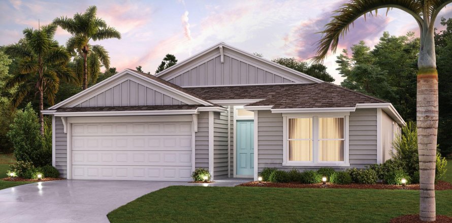 House in CROSS CREEK in Parrish, Florida 4 bedrooms, 166.95 sq.m. № 768161