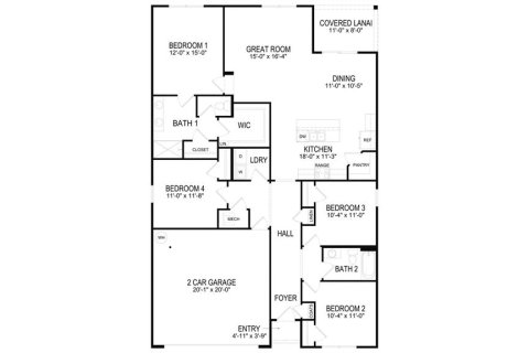 House in Gainesville, Florida 4 bedrooms, 164.81 sq.m. № 1657011 - photo 19