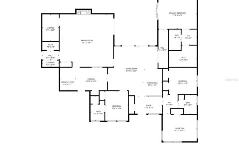 House in Lakeland, Florida 4 bedrooms, 284.93 sq.m. № 2147971 - photo 23