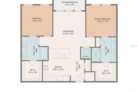 Apartment in Nokomis, Florida 2 bedrooms, 101.26 sq.m. № 2236089 - photo 2