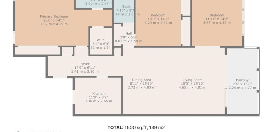 Condominio en Pompano Beach, Florida, 3 dormitorios № 1081647
