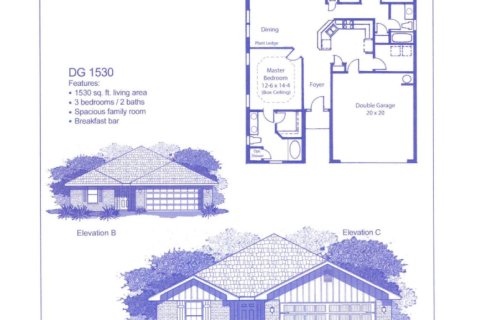 House in Crestview, Florida 3 bedrooms, 142.14 sq.m. № 561585 - photo 1