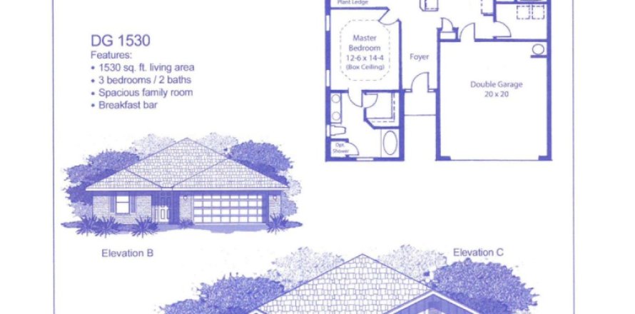 House in Crestview, Florida 3 bedrooms, 142.14 sq.m. № 561585