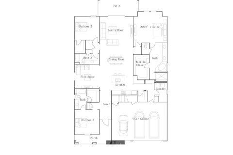 House floor plan «House», 3 bedrooms in Mirada Active Adult