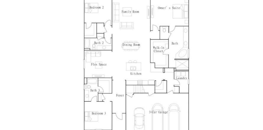 House in Mirada Active Adult in San Antonio, Florida 3 bedrooms, 243 sq.m. № 405082