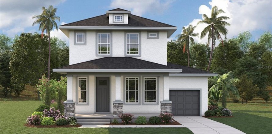 House in Tampa, Florida 3 bedrooms, 150.5 sq.m. № 2214834