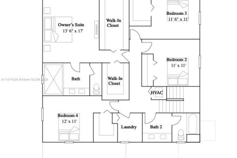 House in Miami, Florida 5 bedrooms, 281.77 sq.m. № 1921128 - photo 10