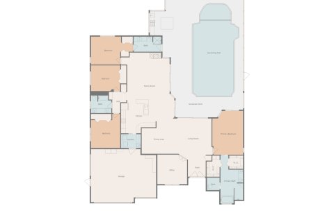 House in Wesley Chapel, Florida 4 bedrooms, 252.69 sq.m. № 1841622 - photo 5