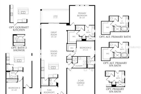 Villa ou maison à vendre à Lady Lake, Floride: 3 chambres, 189.06 m2 № 1589916 - photo 2