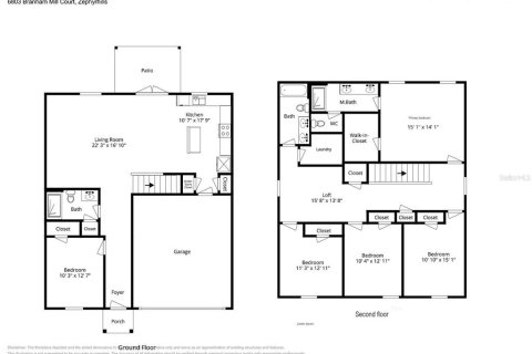 House in Zephyrhills, Florida 5 bedrooms, 216.37 sq.m. № 2149360 - photo 29