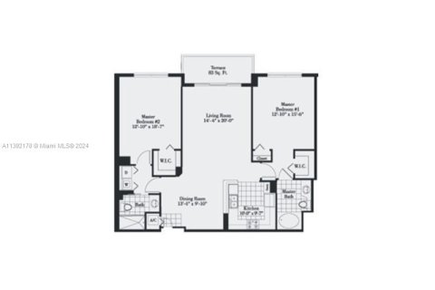 Снять в аренду кондоминиум в Халландейл-Бич, Флорида 2 спальни, 124.77м2, № 1979631 - фото 20