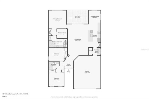 House in Howey-in-the-Hills, Florida 3 bedrooms, 153.38 sq.m. № 1840231 - photo 26