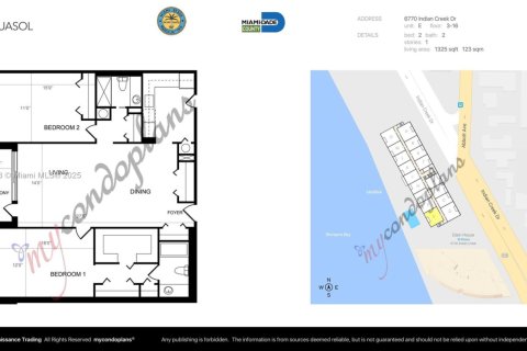 Купить кондоминиум в Майами-Бич, Флорида 2 спальни, 123.19м2, № 1977224 - фото 20