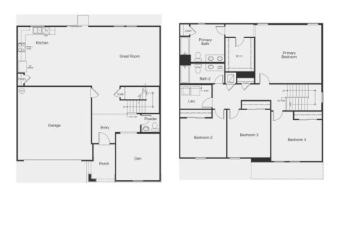 House floor plan «House», 4 bedrooms in Copper Ridge