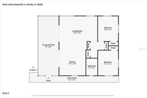 Villa ou maison à vendre à Placida, Floride: 2 chambres, 72.84 m2 № 2430974 - photo 17
