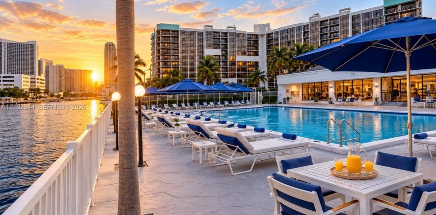 Condo in Hallandale Beach, Florida, 1 bedroom № 2406024