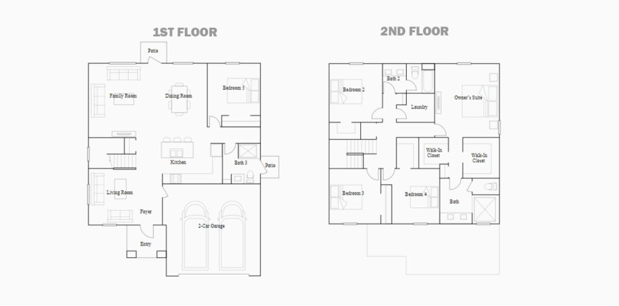 Townhouse floor plan «248SQM OLMETO», 5 bedrooms in VERDANA LANDINGS