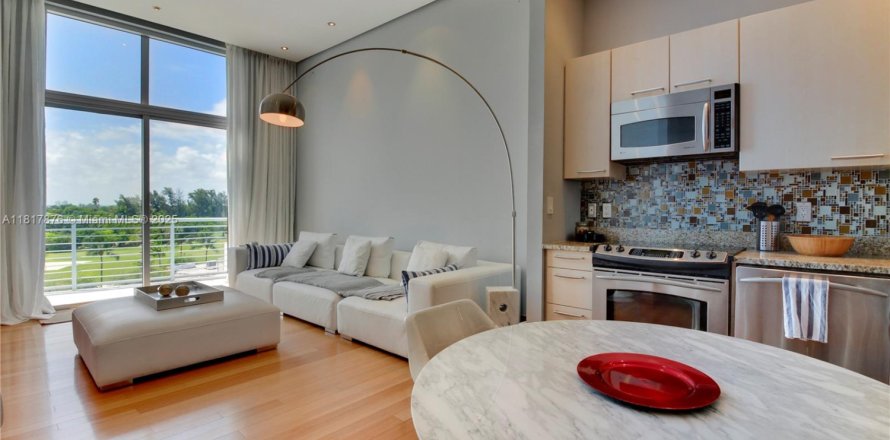 Кондоминиум с 1 спальней в Майами-Бич, Флорида № 1978382