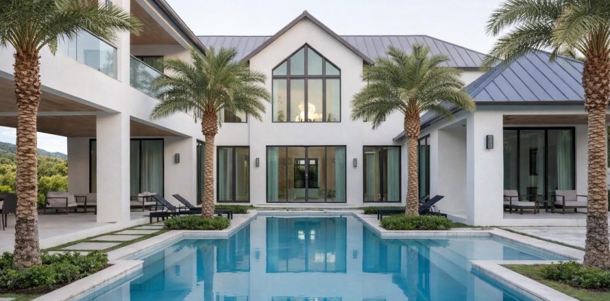 House in Ocean Ridge, Florida 5 bedrooms, 495.35 sq.m. № 2187654