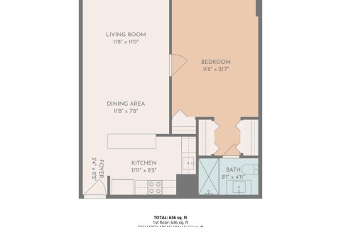 Condo in Pompano Beach, Florida, 1 bedroom № 2250240 - photo 18