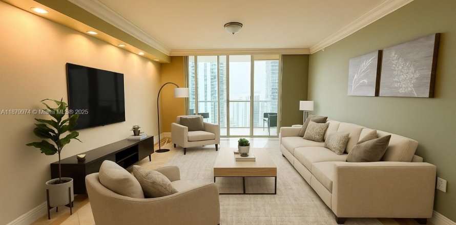 Кондоминиум с 2 спальнями в Майами, Флорида № 2035338