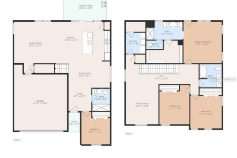 Купить виллу или дом в Деланд, Флорида 11 комнат, 236.9м2, № 1746436 - фото 22