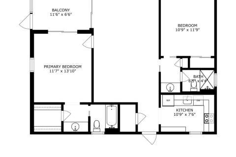 Condo in Palm Beach Gardens, Florida, 2 bedrooms  № 2188966 - photo 11