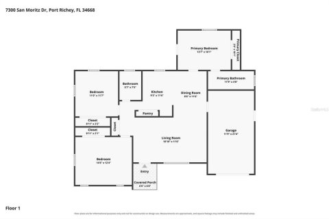 Villa ou maison à louer à Port Richey, Floride: 3 chambres, 100.61 m2 № 2419907 - photo 16