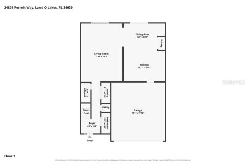 House in Land O' Lakes, Florida 4 bedrooms, 175.77 sq.m. № 2396301 - photo 2