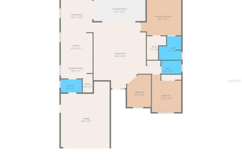 Villa ou maison à vendre à Wesley Chapel, Floride: 2 chambres, 164.72 m2 № 2142115 - photo 30