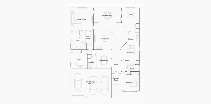Casa en AMELIA WALK en Fernandina Beach, Florida 3 dormitorios, 210 m2 № 61470